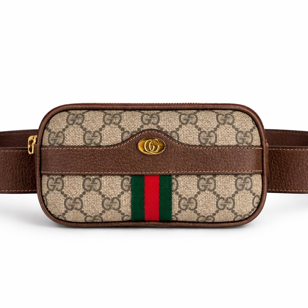 Gucci Ophidia GG Supreme Belt Bag – Full Set | Box & Dust Bag